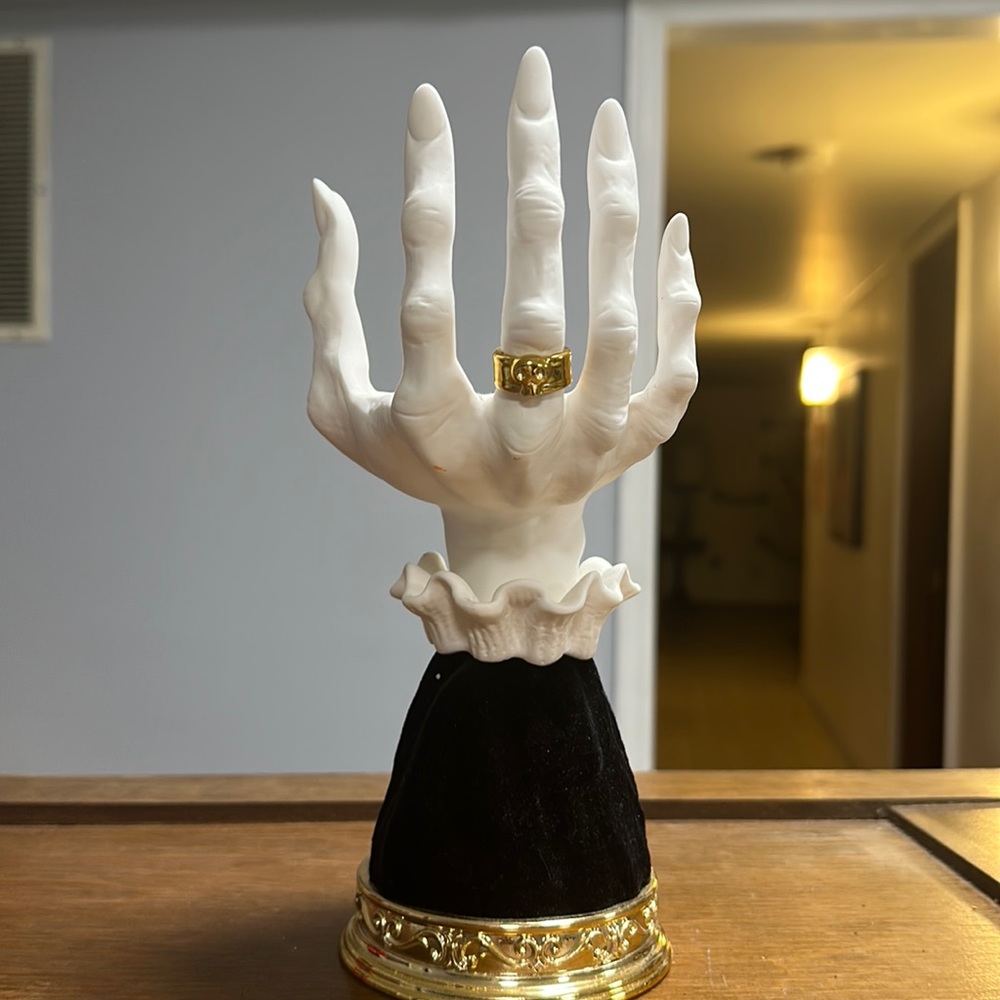 Bath and Body works skeleton witch hand